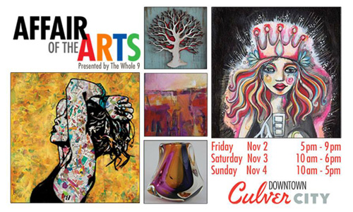 Affair of the Arts, Downtown Culver City - 2nd to 4th November 2018