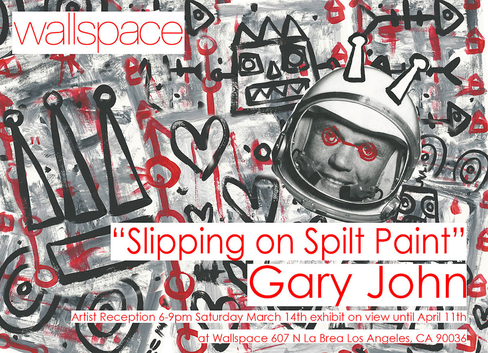 gary john - slipping on spilt paint