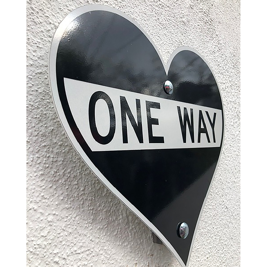 One way Heart (wall hanging)