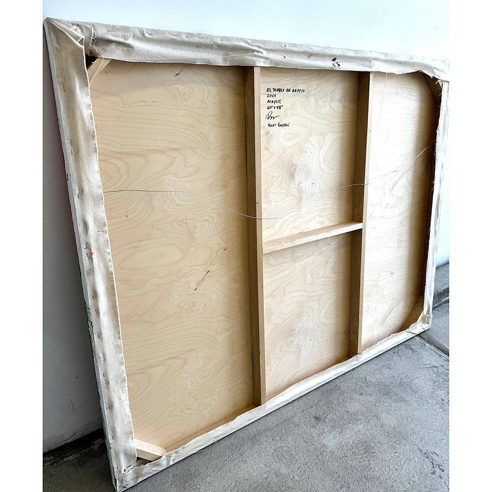 Canvas back