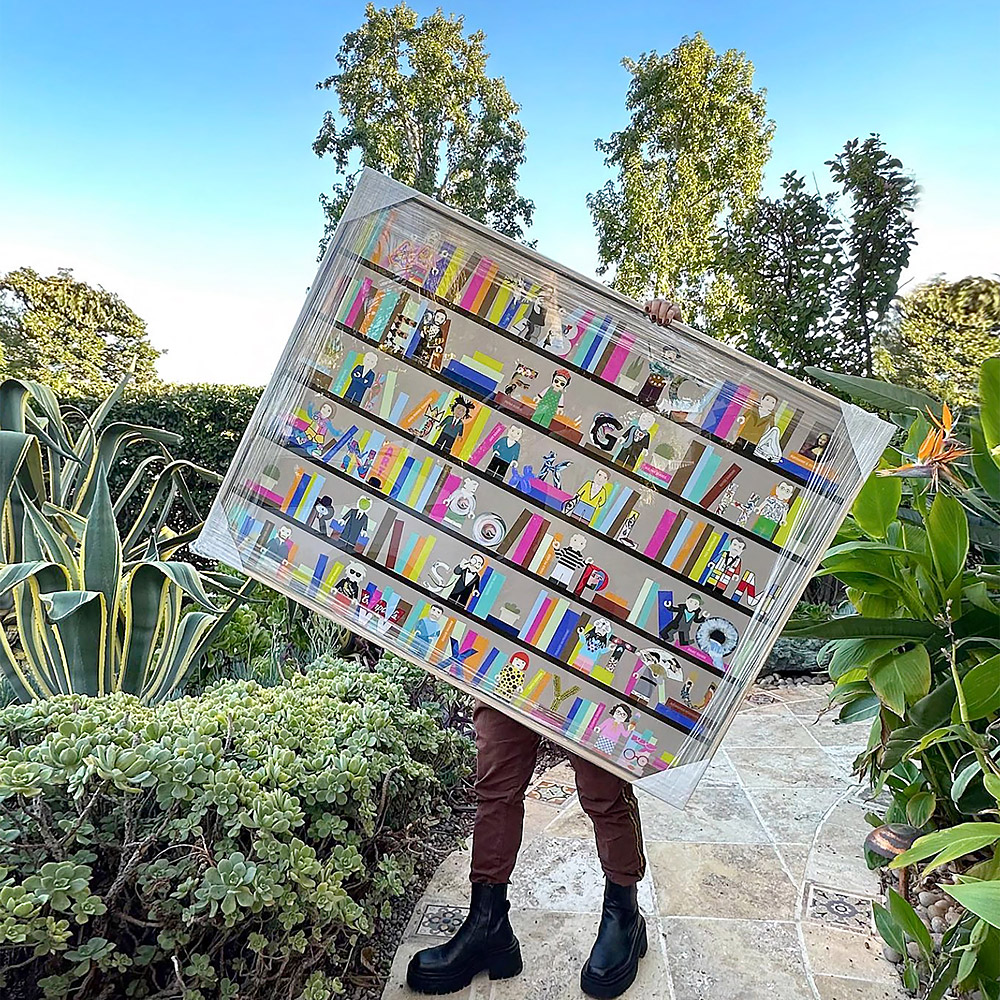 Shelvie Series Alphabet Bookshelf Artist Legogh