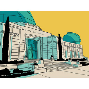 Griffith Observatory (Yellow) (Marz Jr.)