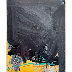 Abstracted Series Untitled Black-Yellow 2020/2021 (Olympio)