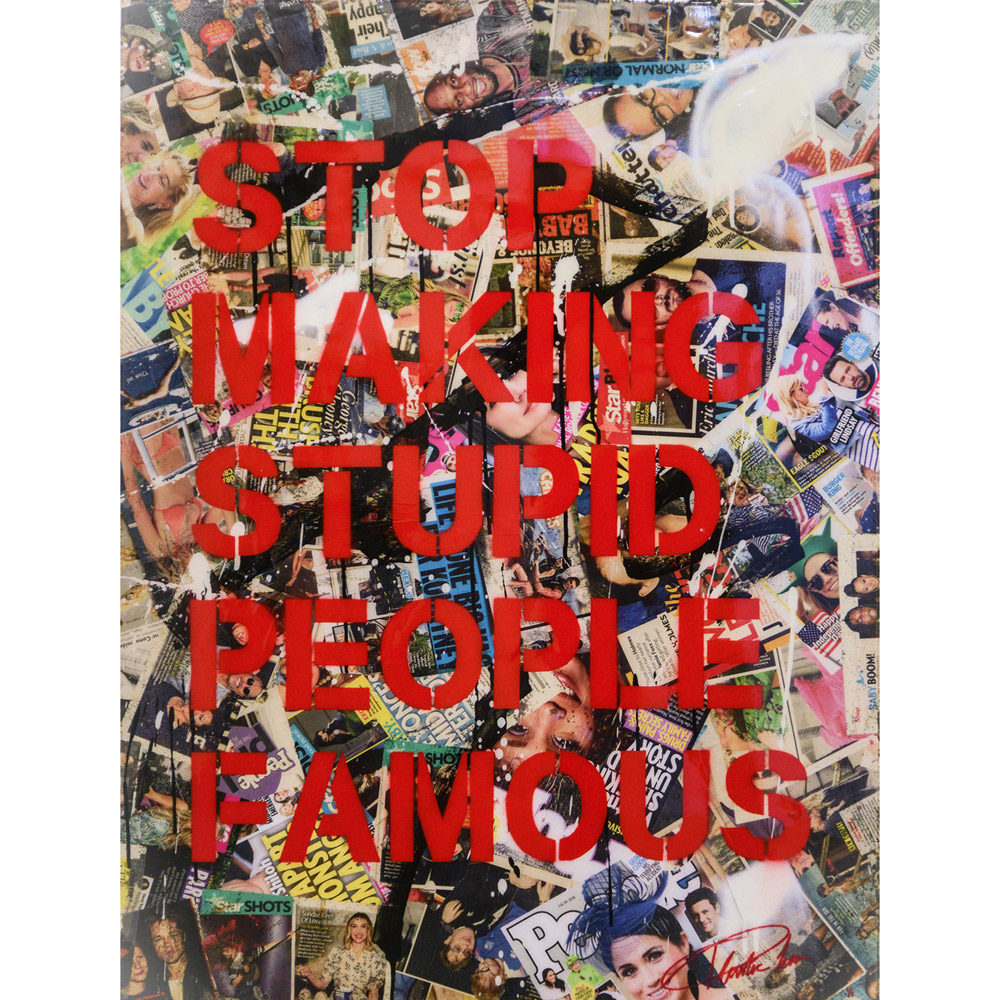 Stop Making Stupid People Famous