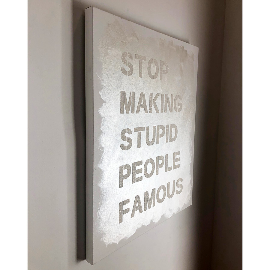 Stop Making Stupid People Famous