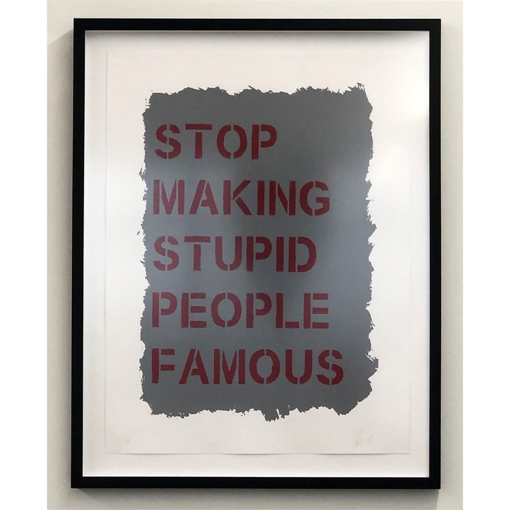 Stop Making Stupid People Famous