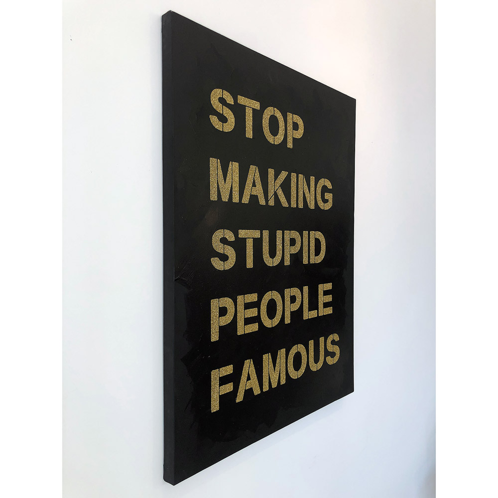 Stop Making Stupid People Famous