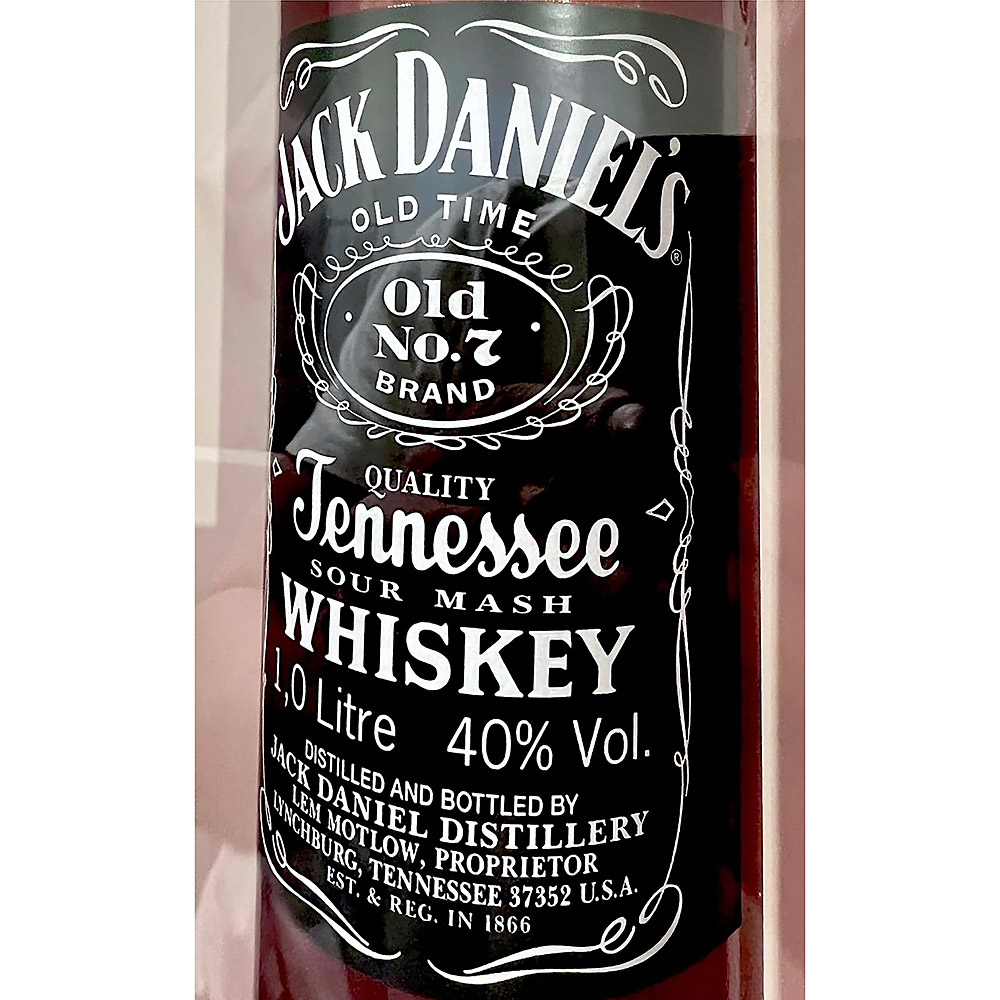 Jack Daniels - detail of label