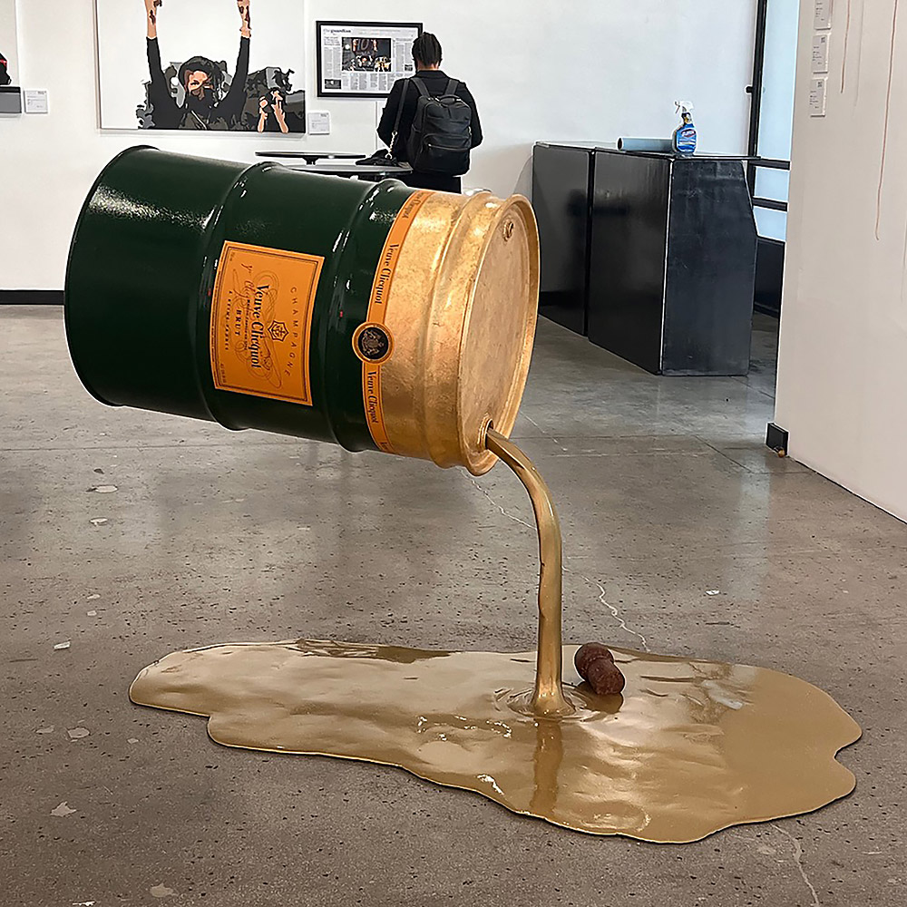 Veuve Clicquot Giant Spill