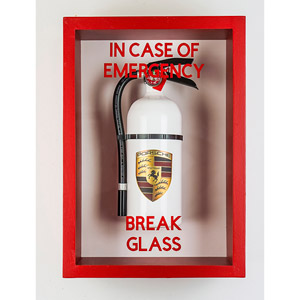 Incase of Emergency Break Glass - Supercars (Porsche) (Plastic Jesus)