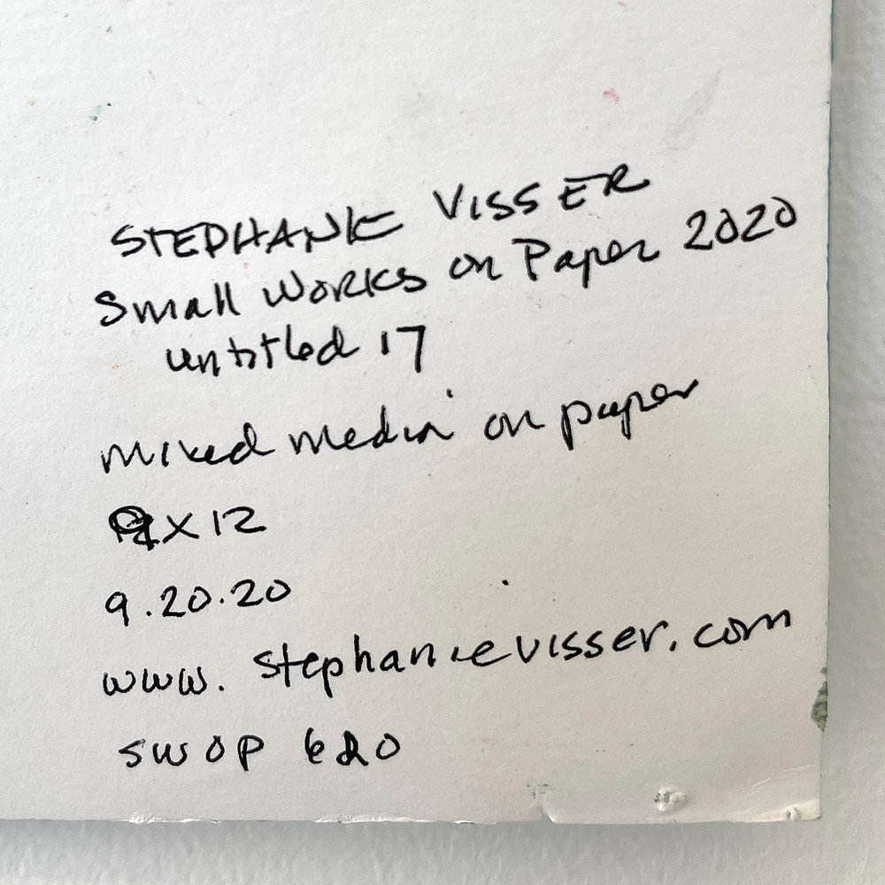 Small Works On Paper Untitled #17