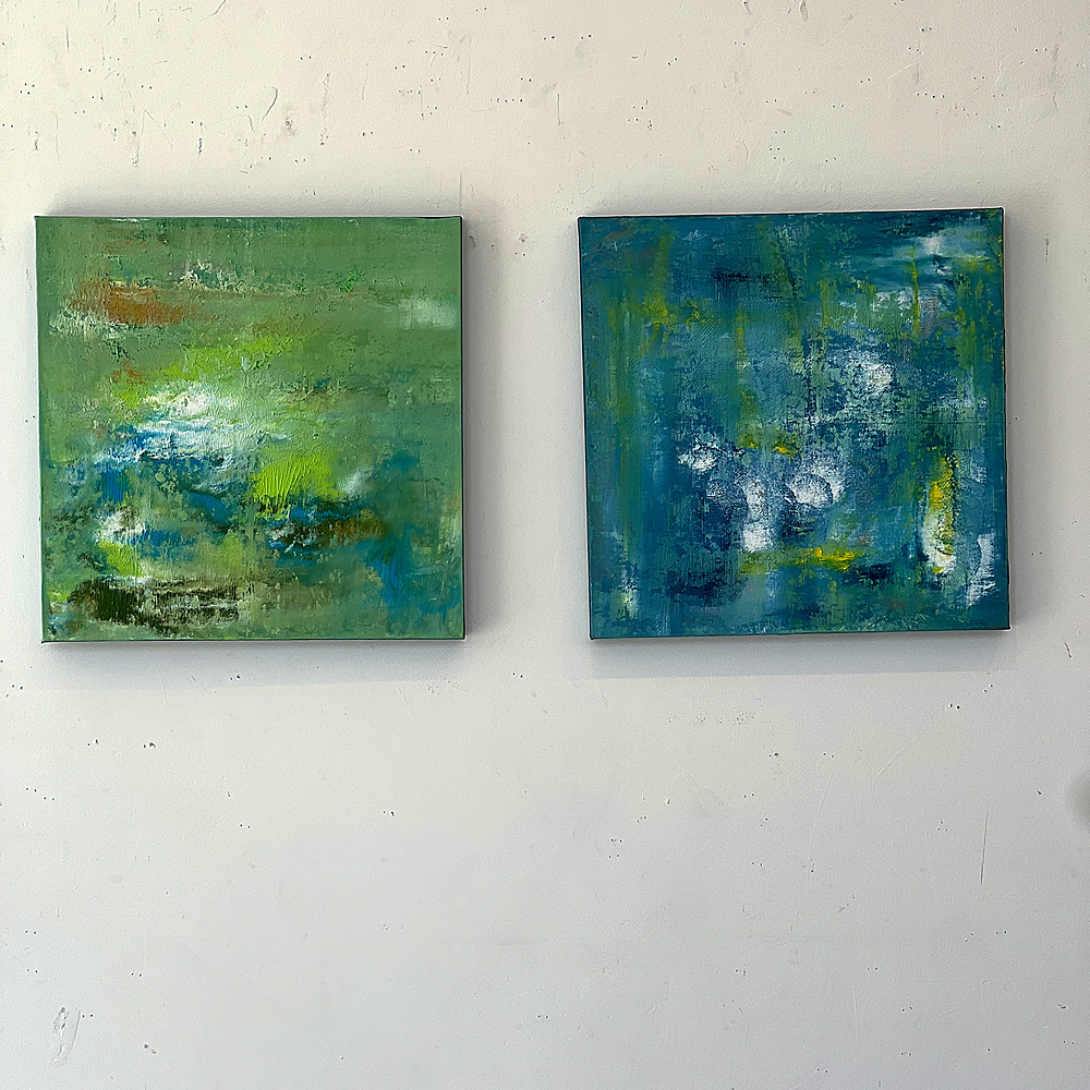 Diptych Opal 1 and 2