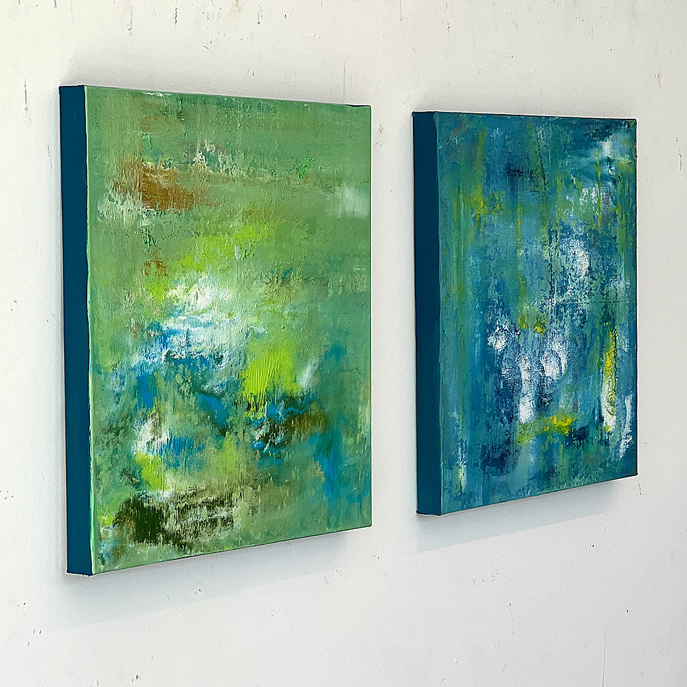 Diptych Opal 1 and 2