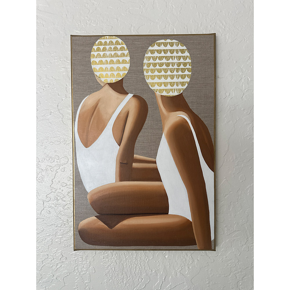 2 Swimmers on the Beach